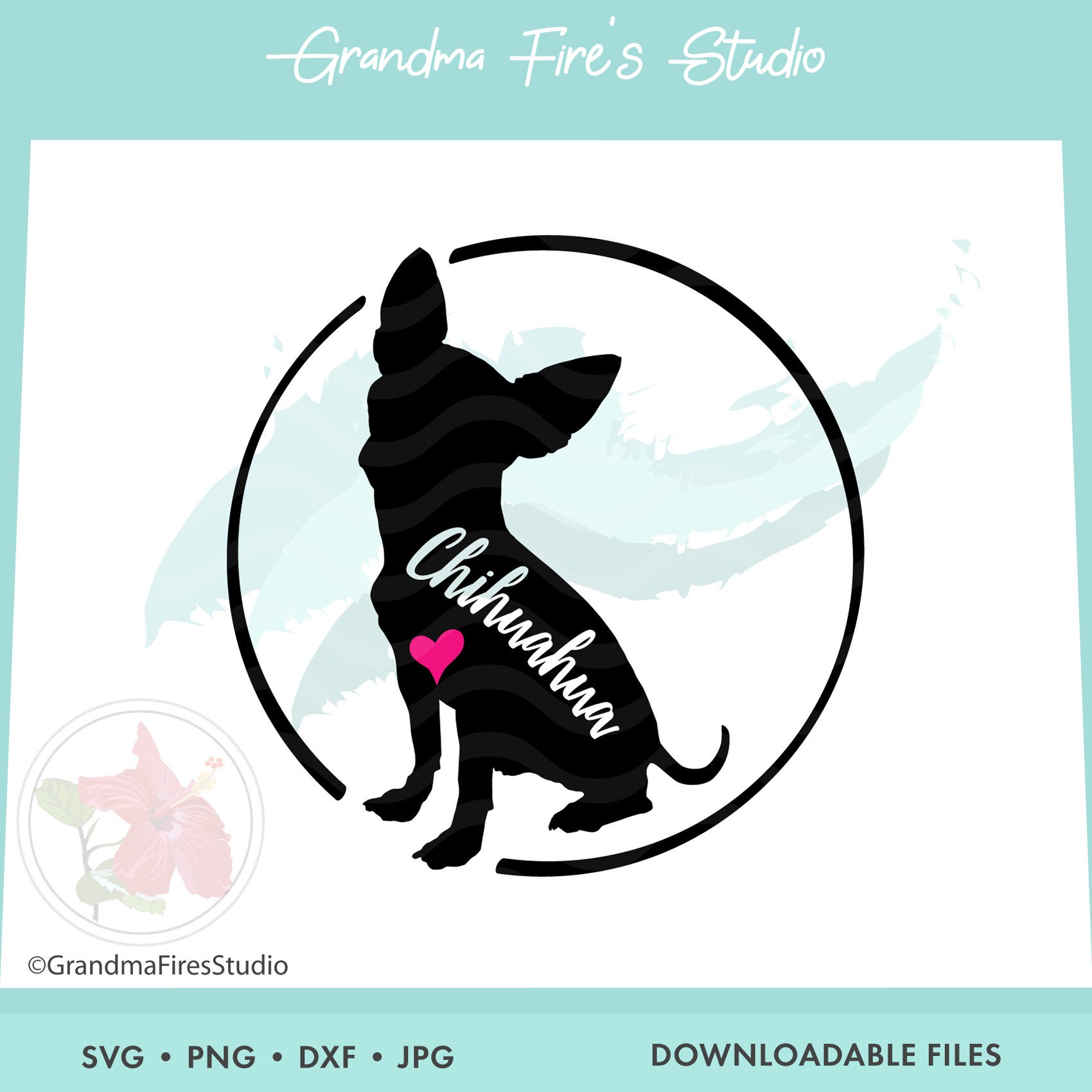 1700x1700 Chihuahua Chihuahua Silhouette Dog Chihuahua Vector Etsy