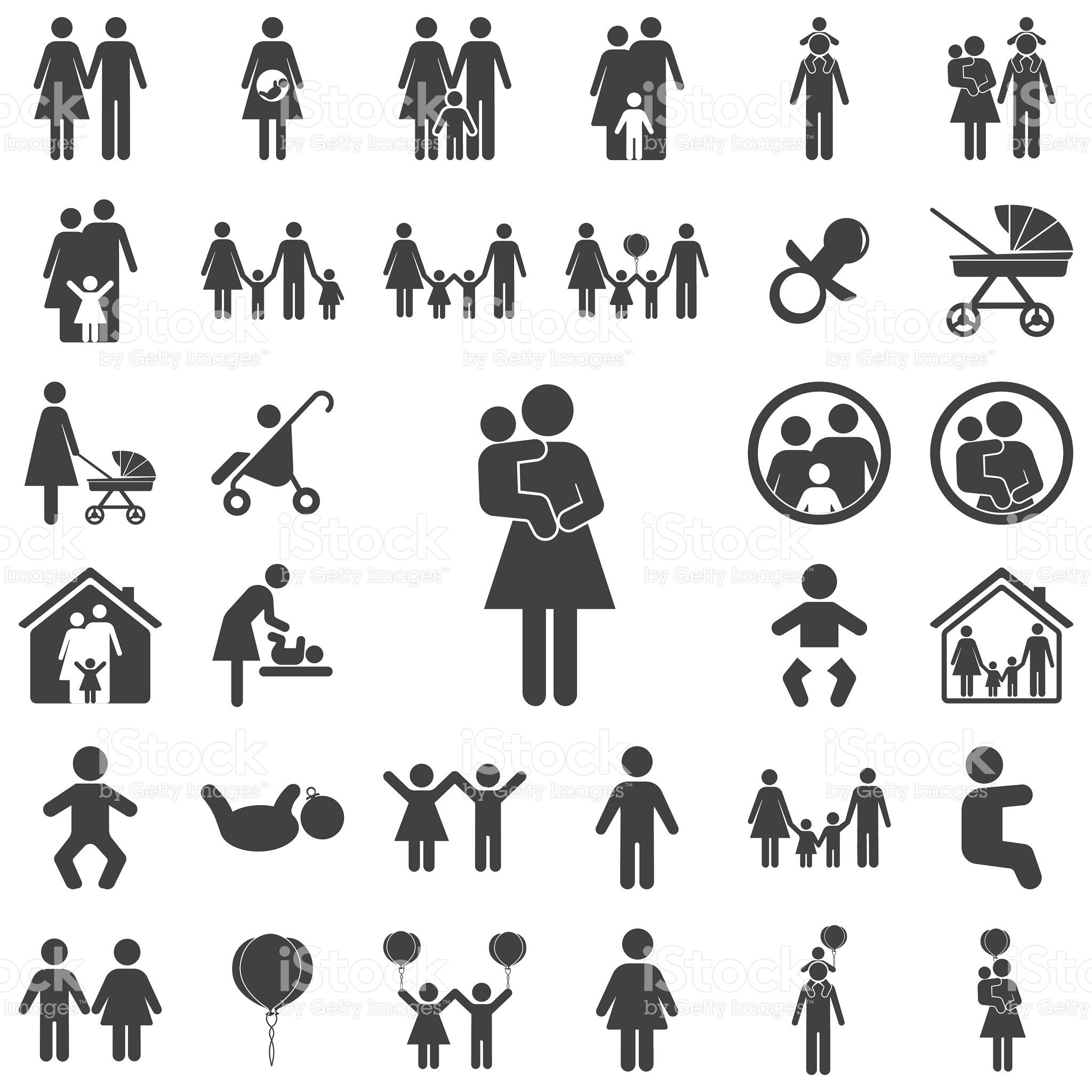 Mother And Child Vector Symbol Icon On The White Background 2048x2048 Mother And Child Vector Symbol Icon On The White Background