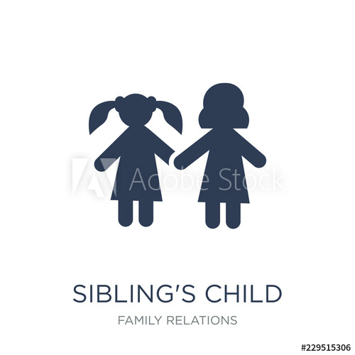 Sibling's Child Icon Trendy Flat Vector Sibling's Child Icon 500x500 Sibling's Child Icon Trendy Flat Vector Sibling's Child Icon