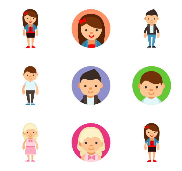 Children Icons 600x564 Children Icons