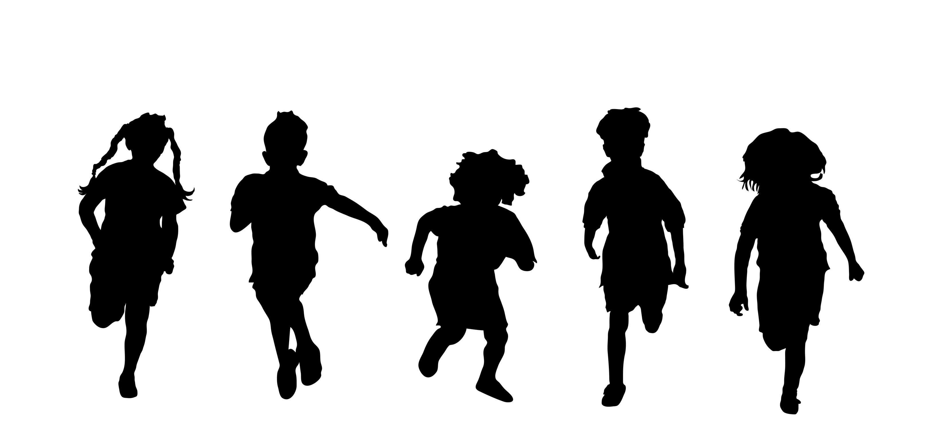3291x1519 Children Silhouette Clipart Png And Cliparts For Free Download