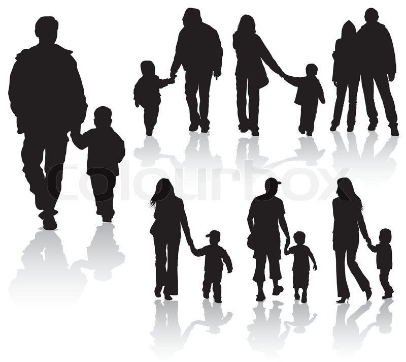 800x712 Collection Of 'child Vector Silhouette' Download More Than