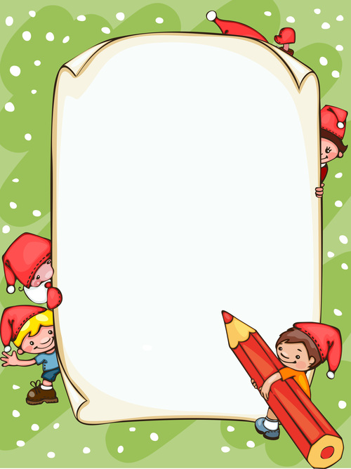 Cute Children With Paper School Background Vector Free Download 500x668 Cute Children With Paper School Background Vector Free Download