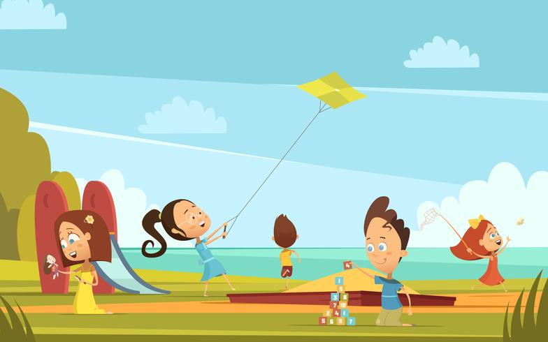 Playing Children Background 784x490 Playing Children Background