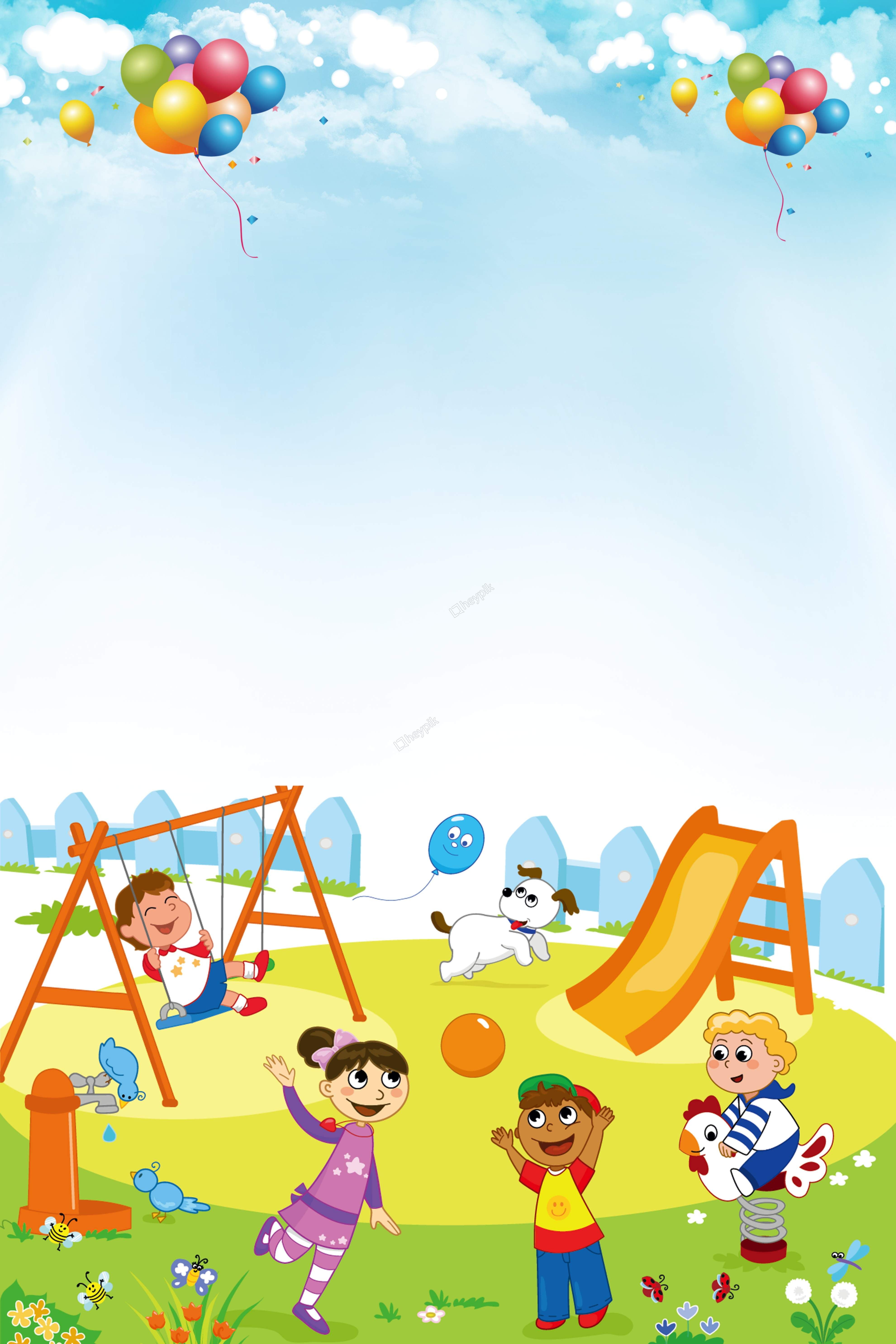 The Clouds Slide On Swings Pure And Fresh Children's Day 3961x5941 The Clouds Slide On Swings Pure And Fresh Children's Day