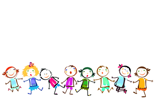 Children Holding Hands Vector Material Free Download 500x329 Children Holding Hands Vector Material Free Download