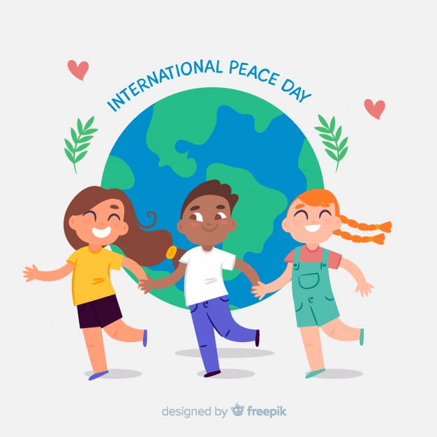 Day Of Peace Composition With Children Holding Hands Vector Free 626x626 Day Of Peace Composition With Children Holding Hands Vector Free