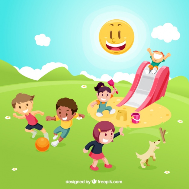 Children Playing On Playground Vector Free Download 626x626 Children Playing On Playground Vector Free Download