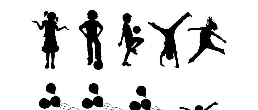 Huge Collection Of 'silhouette Kids Playing' Download More Than 978x420 Huge Collection Of 'silhouette Kids Playing' Download More Than
