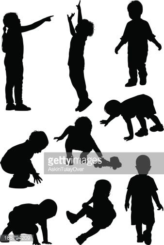 Silhouettes Of Children Playing Holly Oak Elementary Kids 338x506 Silhouettes Of Children Playing Holly Oak Elementary Kids