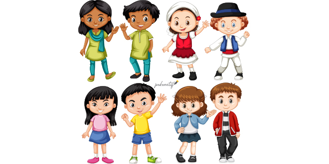 660x330 Group Internation Children Vector Free Vectors Photos