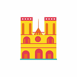 310x310 Santiago Metropolitan Cathedral Chile Vector Free