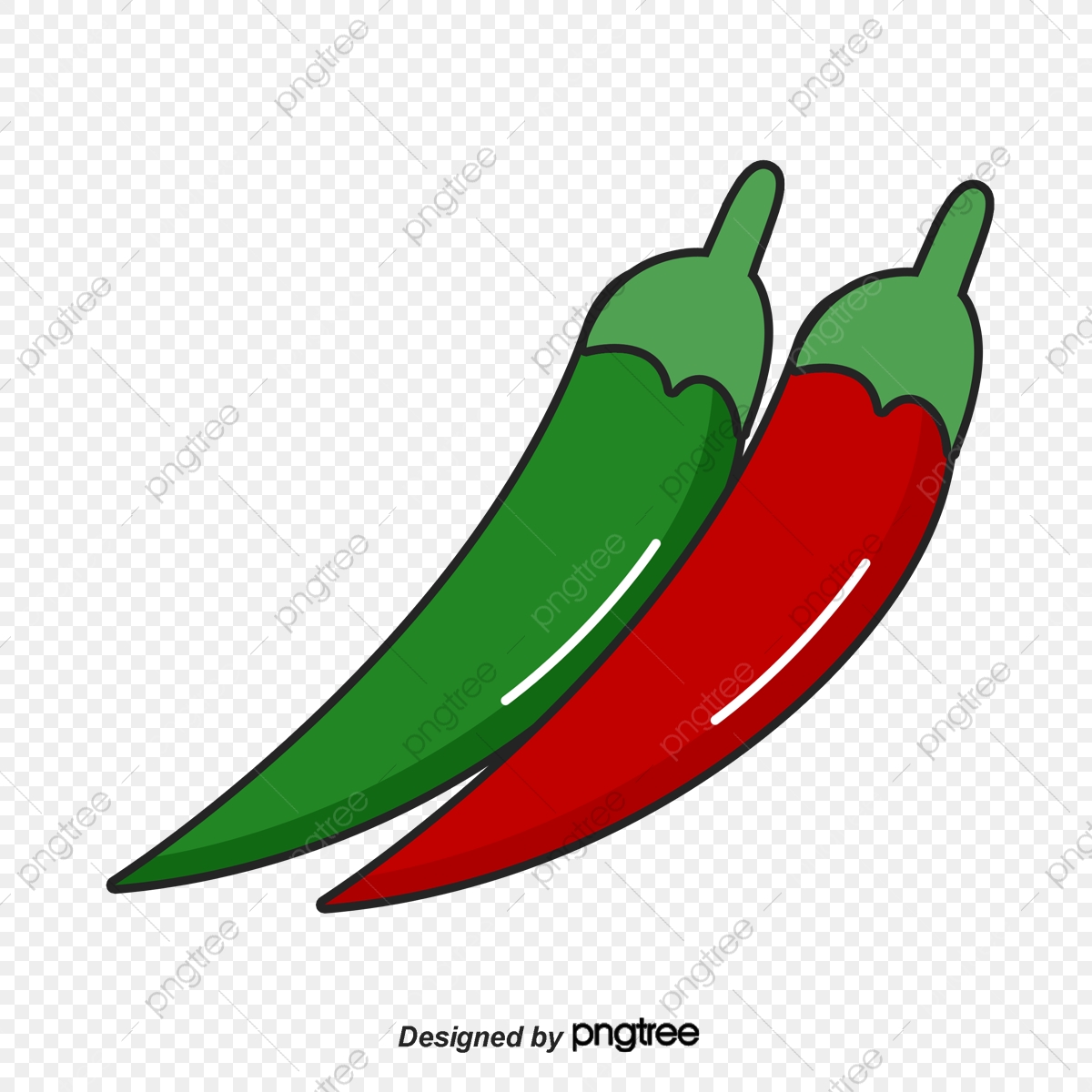 1200x1200 Pepper Vector, Red Chili, Green Pepper, Vegetables Png And Vector