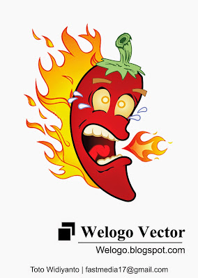 284x400 Flaming Hot Chili Pepper Cartoon