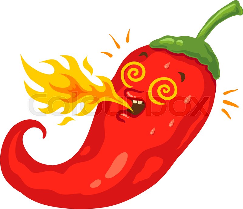 800x690 Vector Illustration Of A Spicy Chili Stock Vector Colourbox