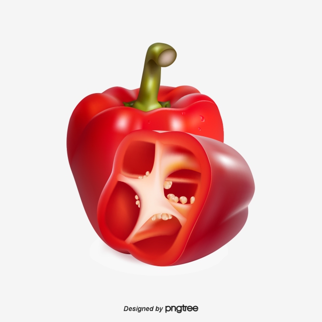 640x640 Download Free Png Red Bell Pepper, Vector Material, Chili, Bell
