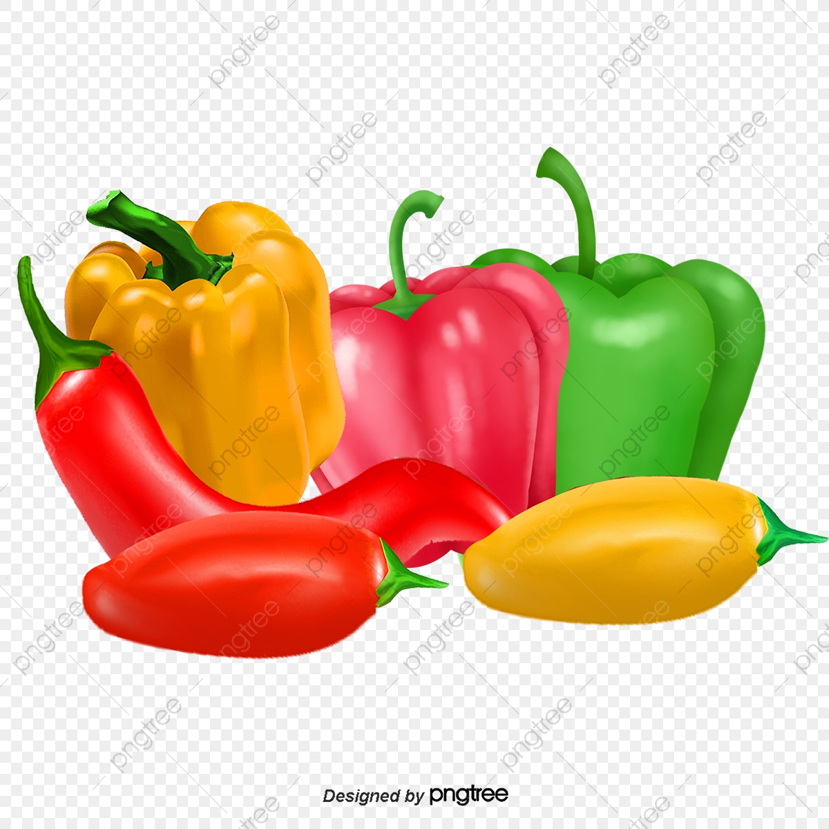 1200x1200 Vector Pepper, Chili, Vector, Yellow Png And Vector
