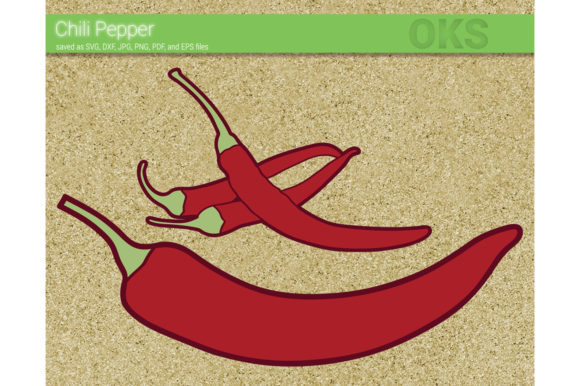 580x386 Chili Pepper Vector Graphic