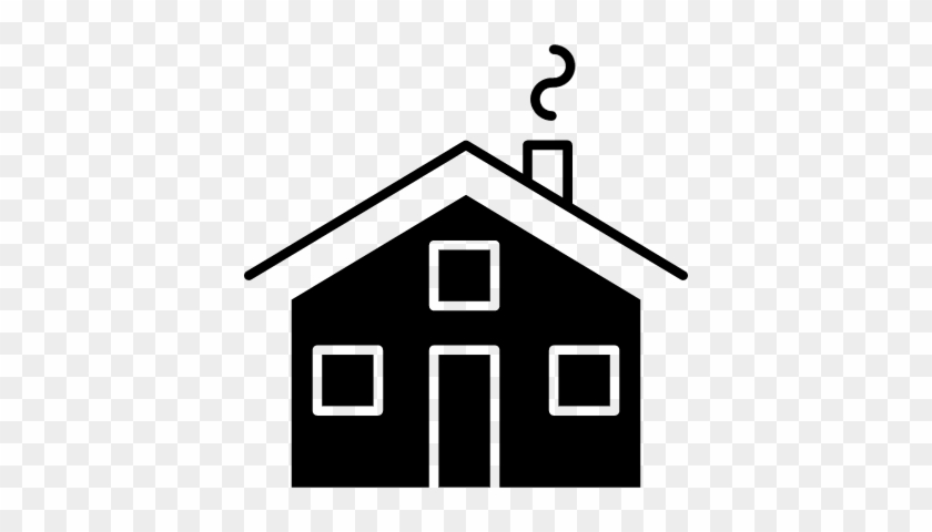 840x480 House Small Variant With Chimney Vector