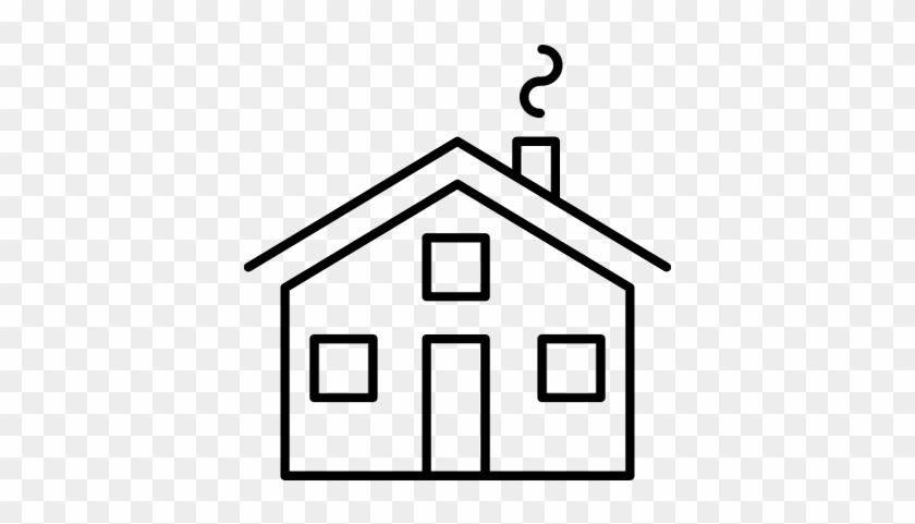 840x481 House Small Variant With Chimney Vector