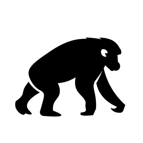 490x490 Chimpanzee Icon Vector