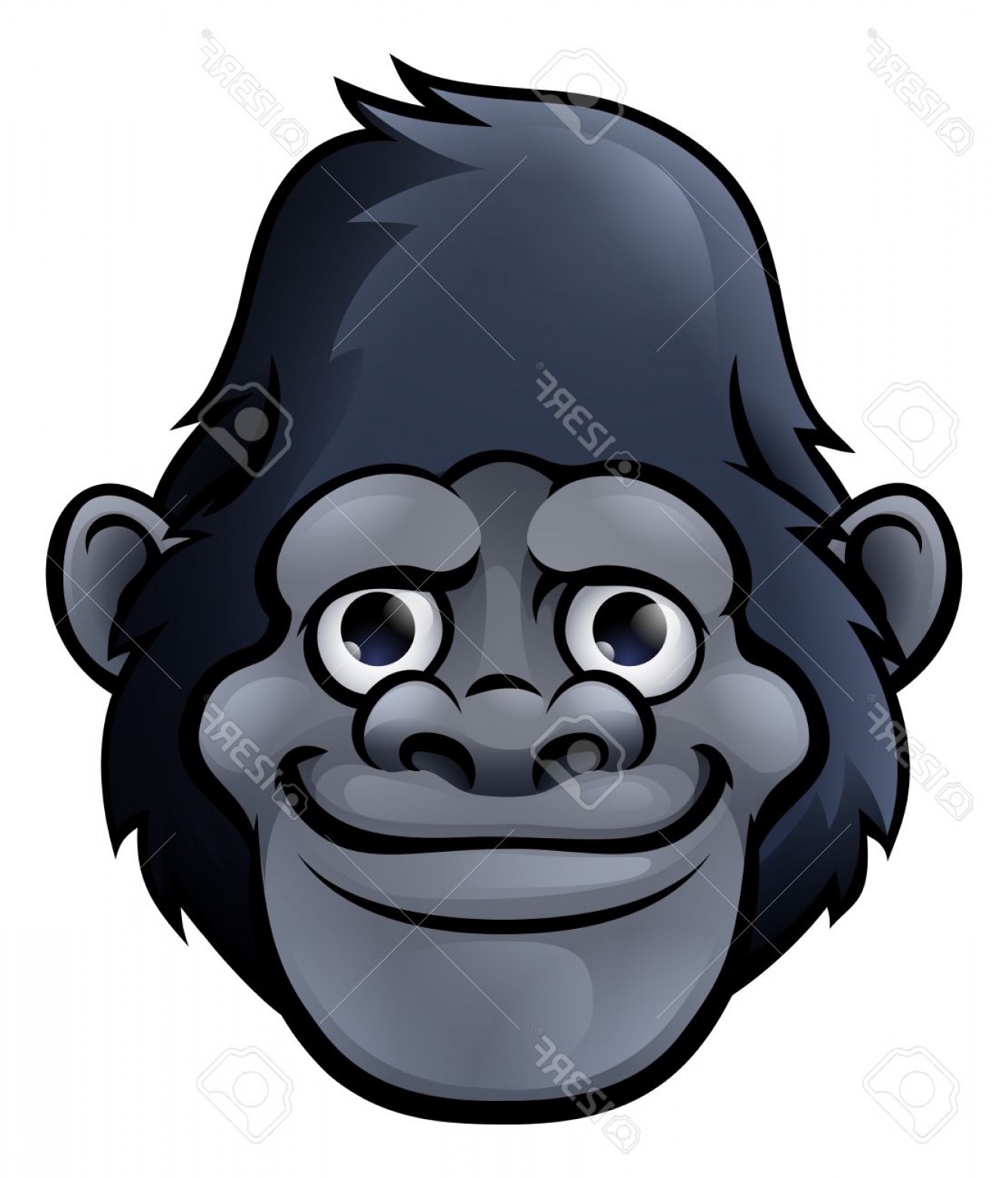 1335x1560 Chimp Back Vector Hoodamathrun