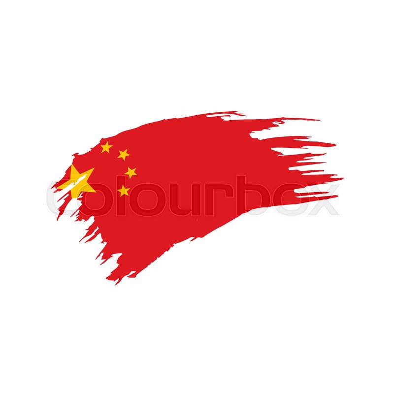 800x800 China Flag, Vector Illustration On A Stock Vector Colourbox