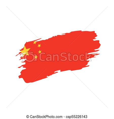 450x470 China Flag, Vector Illustration On A White Background Vector