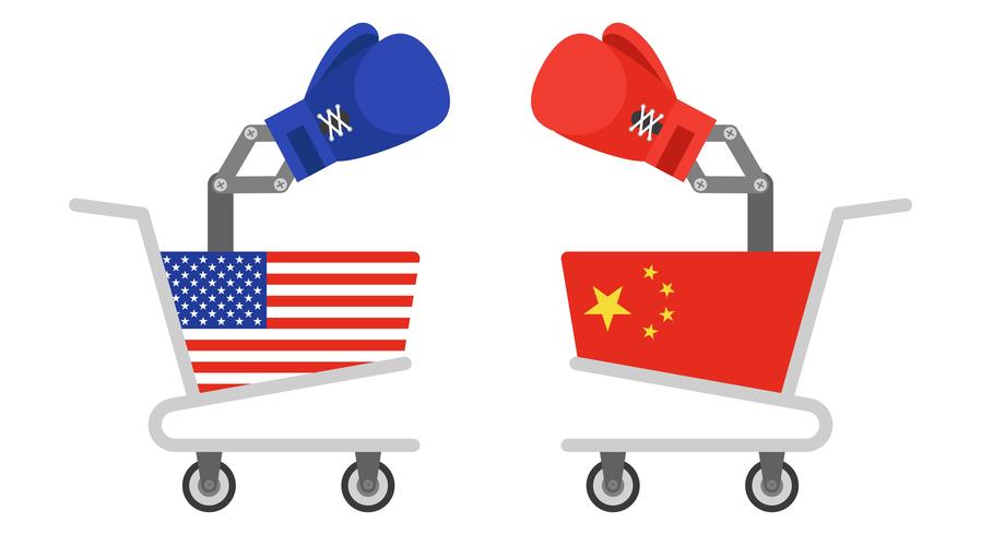 898x490 Shopping Cart Painted Usa Flag Facing With Shopping Cart Painted