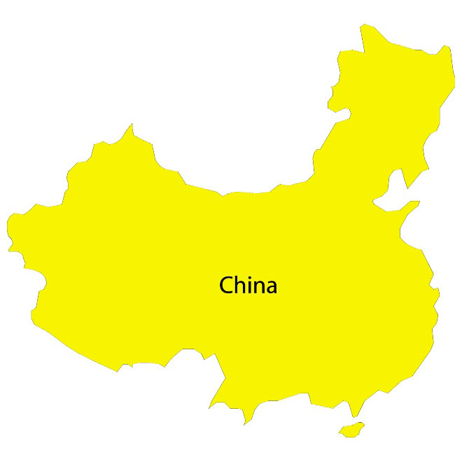 China Vector Map 660x660 China Vector Map