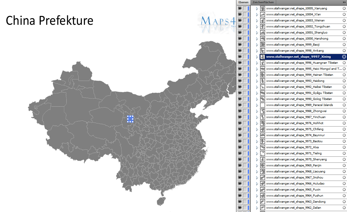 China Prefecture Map Vector 1151x702 China Prefecture Map Vector