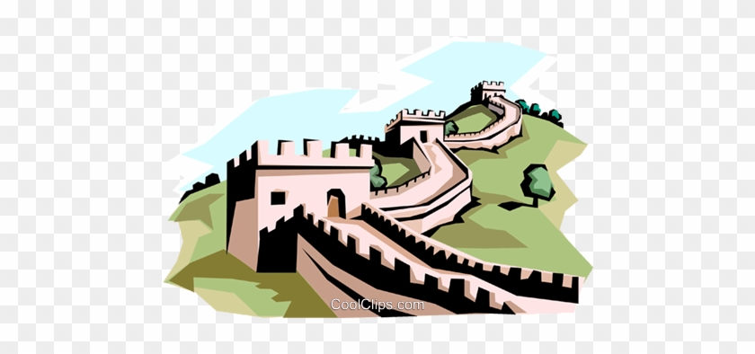 840x394 The Great Wall Of China Royalty Free Vector Clip Art