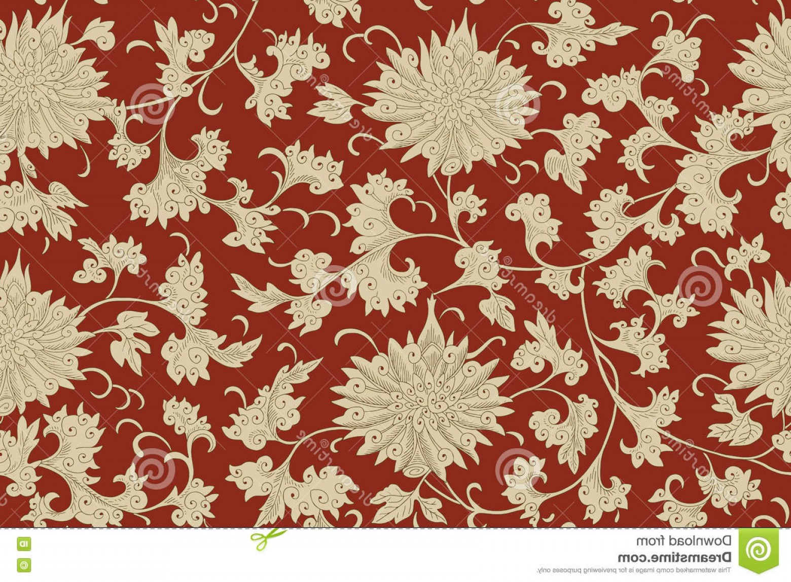 Stock Illustration Traditional Chinese Floral Seamless Pattern 1560x1148 Stock Illustration Traditional Chinese Floral Seamless Pattern