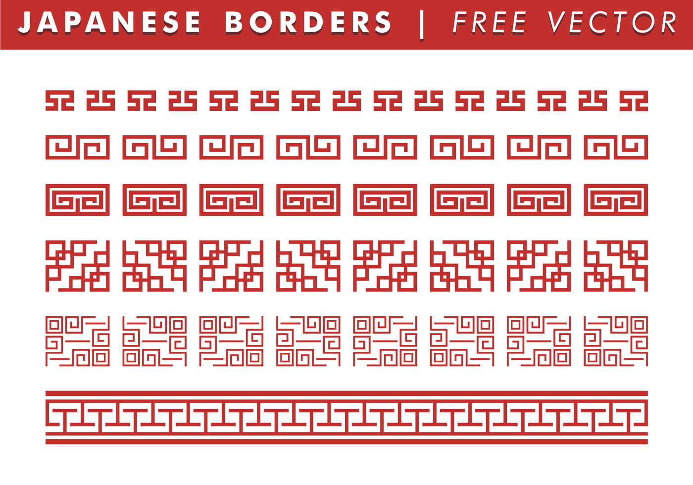 1400x980 Chinese Frames Vector Free