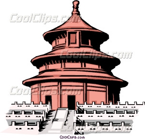 300x287 Chinese Building Vector Clip Art