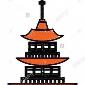 300x300 Vector Chinese Building Architectural Landmark Oriental