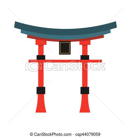 450x470 Beautiful Travel Landmarks Chinese Temple Vector Chinese Temple