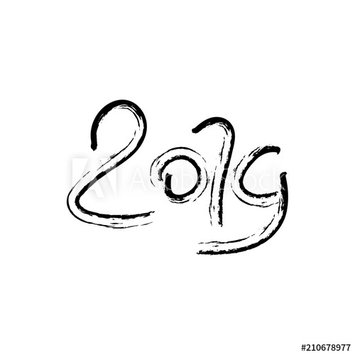 Creative Happy New Year Design Card With Chinese Calligraphy 500x500 Creative Happy New Year Design Card With Chinese Calligraphy