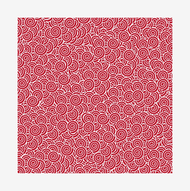 640x641 Chinese Style Chinese Red Clouds Texture Elements Style,wavy