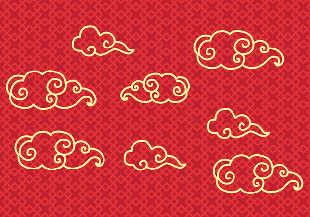 632x443 Free Chinese Cloud Vector Free Vector Download Cannypic