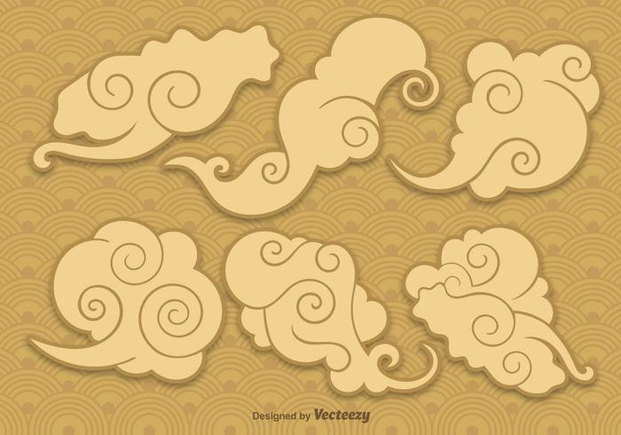 700x490 Vector Chinese Clouds