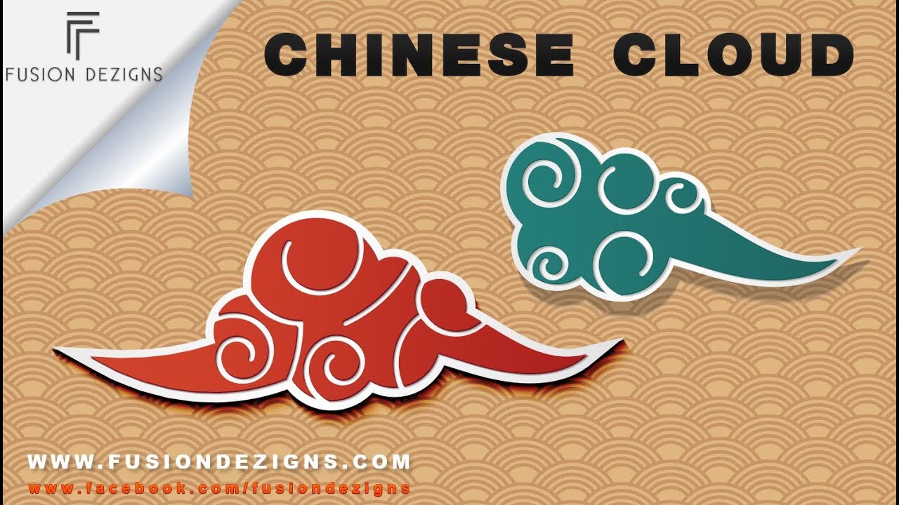 1280x720 Chinese Cloud Vector Adobe