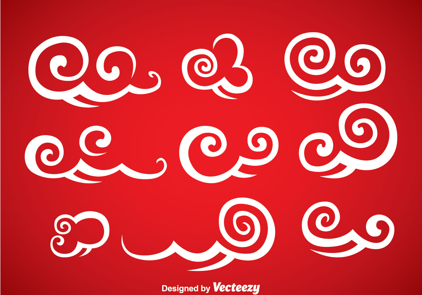 1400x980 Chinese Clouds Free Vector Art
