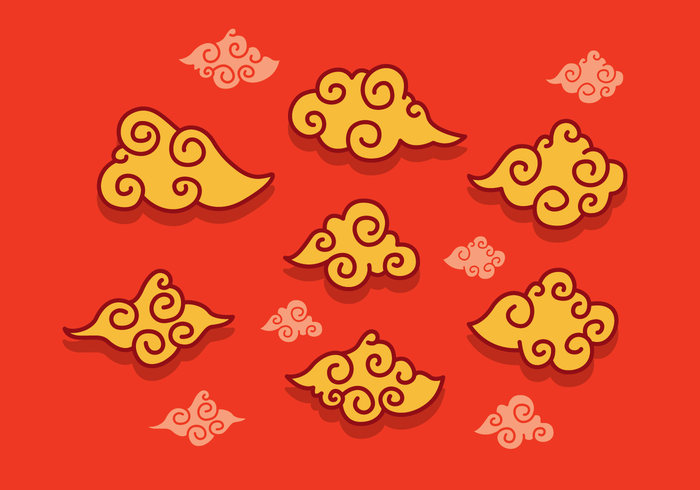 700x490 Chinese Clouds Free Vector Art