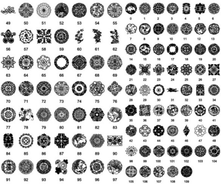 440x368 Vector Chinese Cloud Pattern Free Vector Download