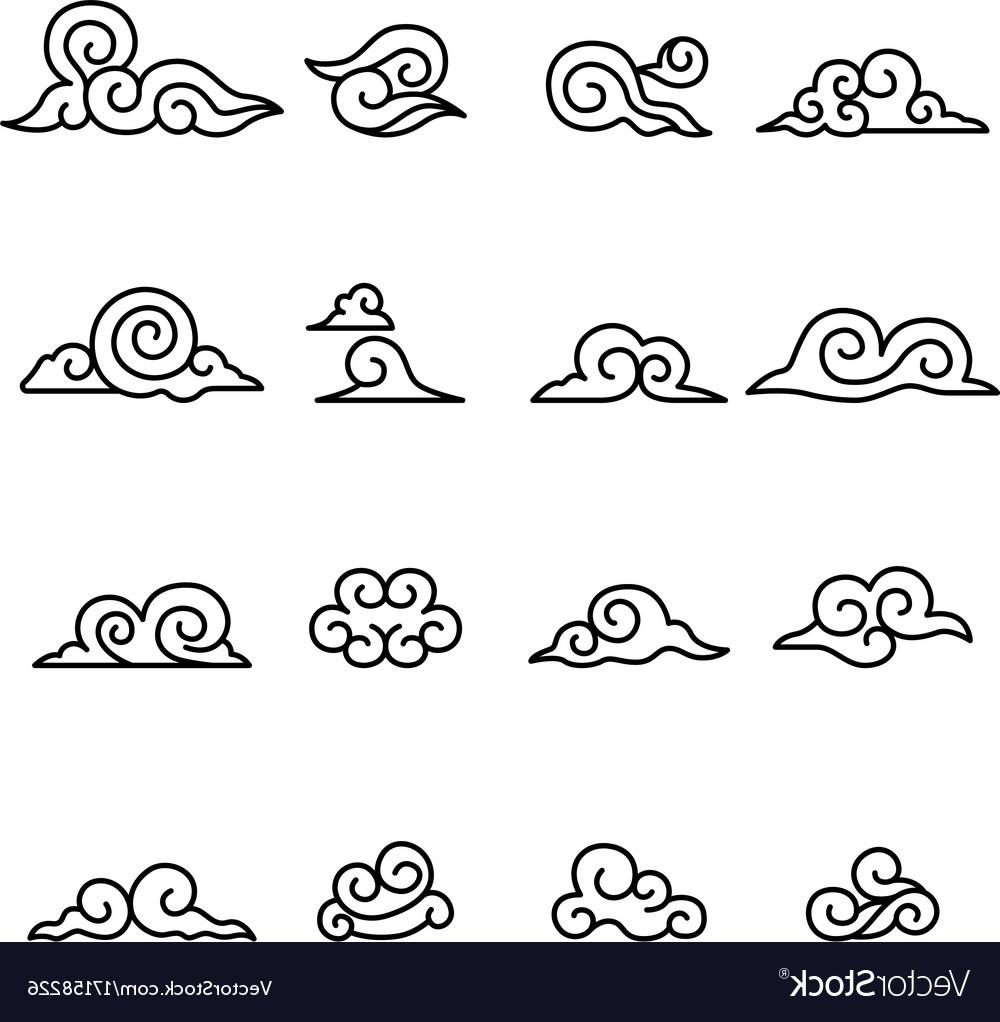 1000x1022 Top Chinese Clouds Vector Pictures Vector Images Design