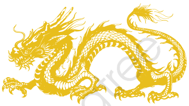 380x213 Hand Painted Chinese Dragon Vector, Chinese Vector, Dragon Vector