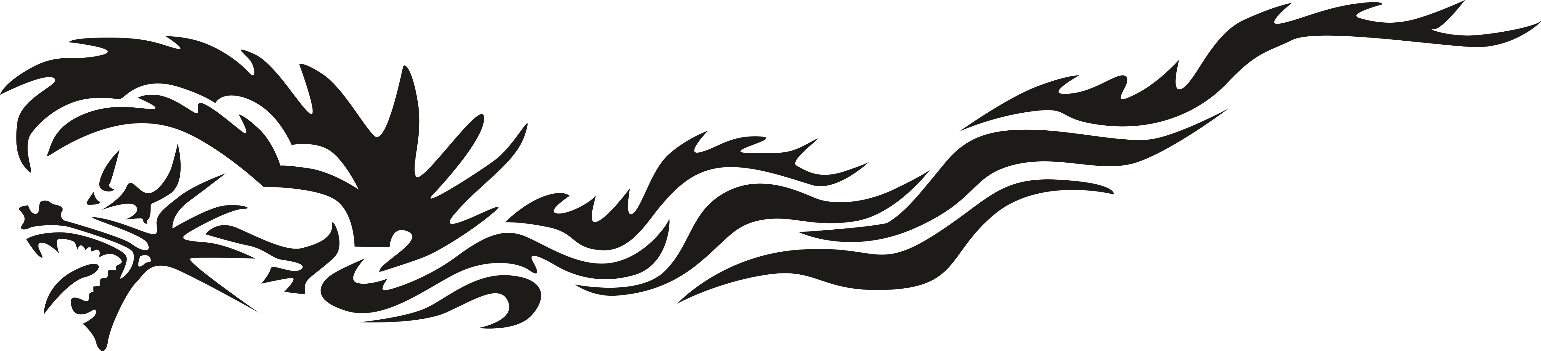 4966x1131 Chinese Dragon Vector Png Images In Collection