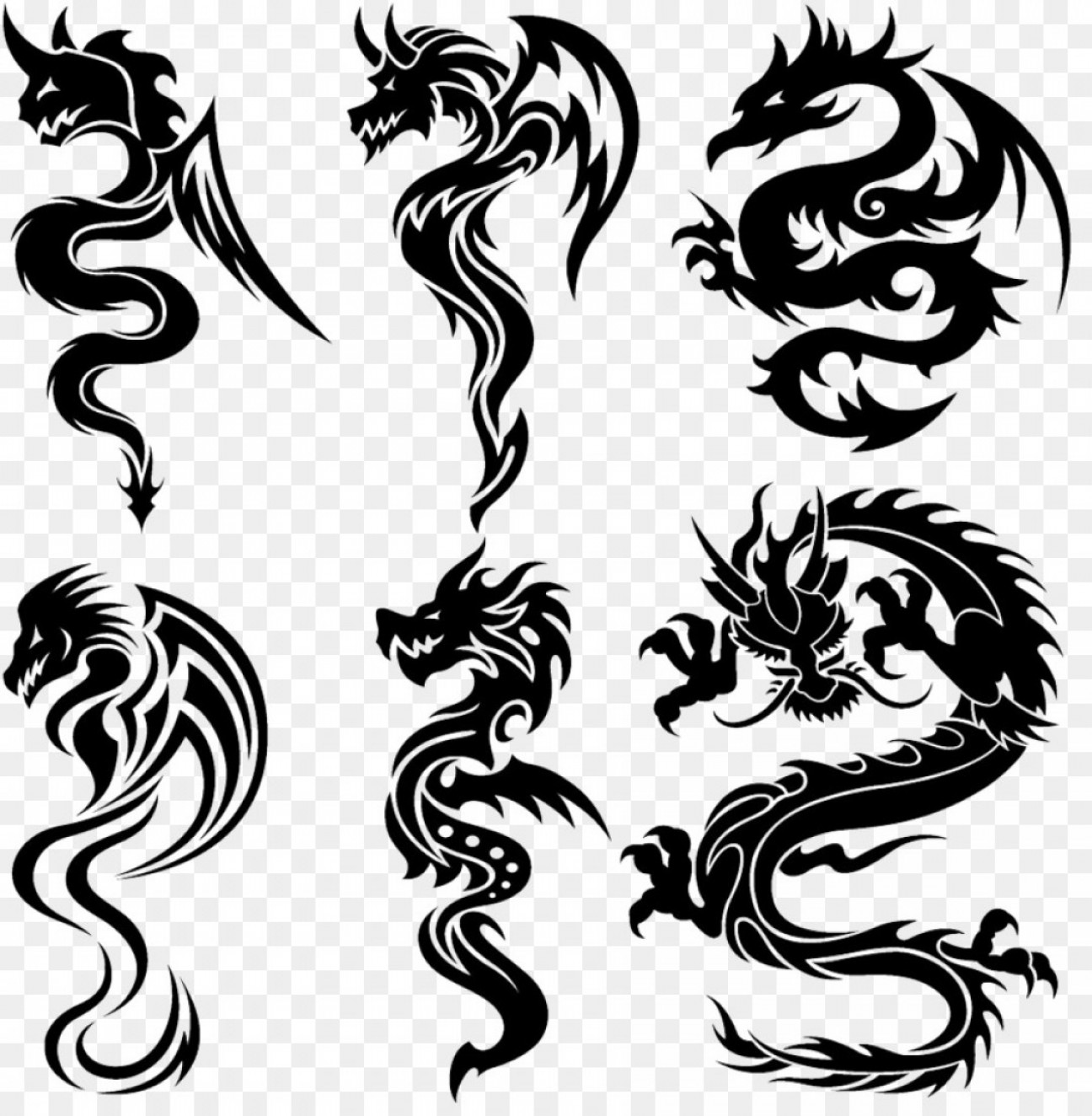 Chinese Dragon Vector Art at Vectorified.com | Collection of Chinese ...