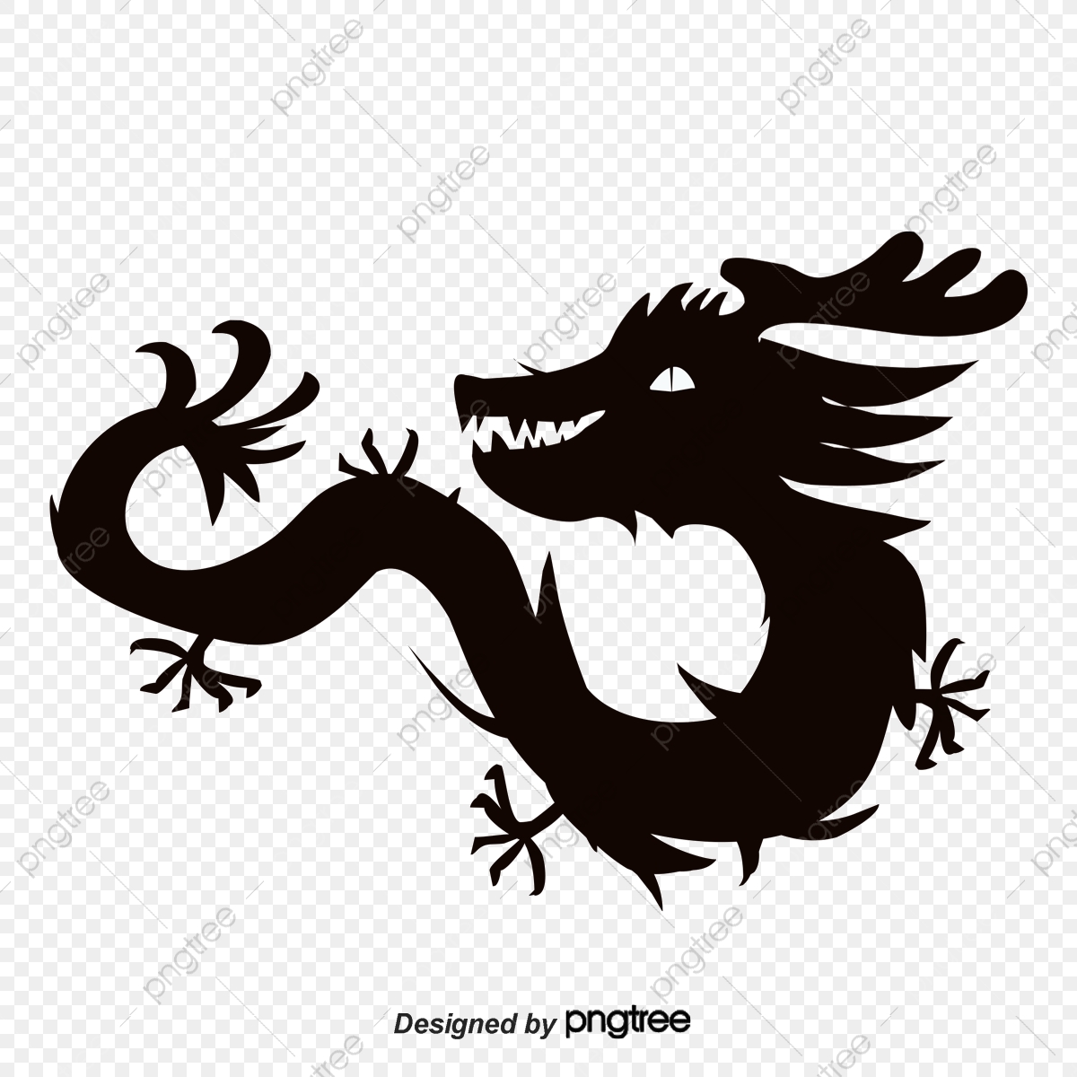Chinese Dragon Silhouette Vector, Chinese Vector, Dragon Vector 1200x1200 Chinese Dragon Silhouette Vector, Chinese Vector, Dragon Vector